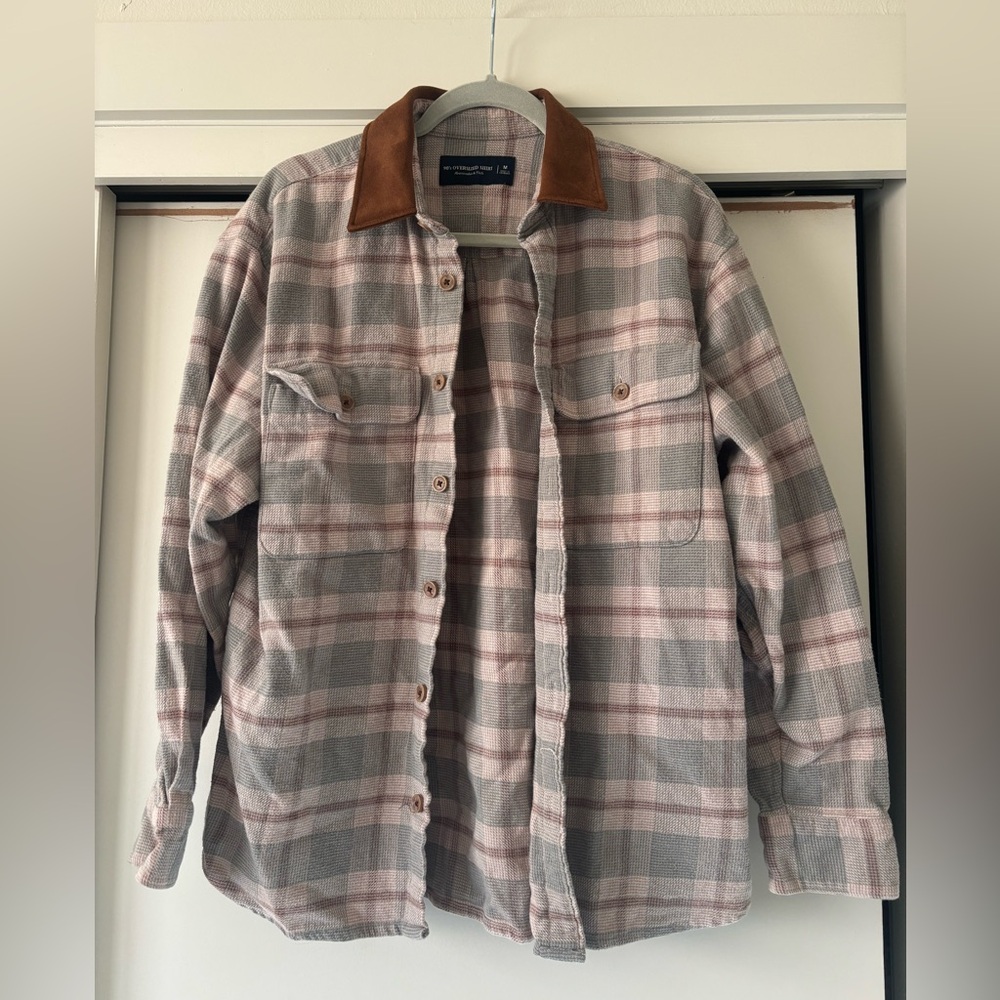 Abercrombie and fitch flannel top